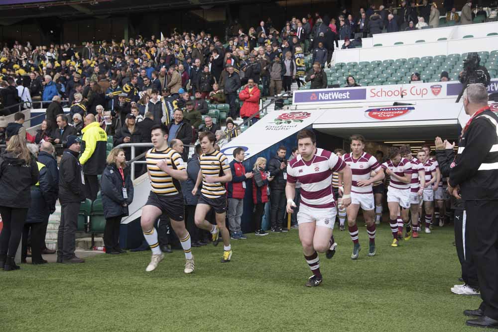 NatWest Schools Cup Final (won 18-10 against QEGS Wakefield